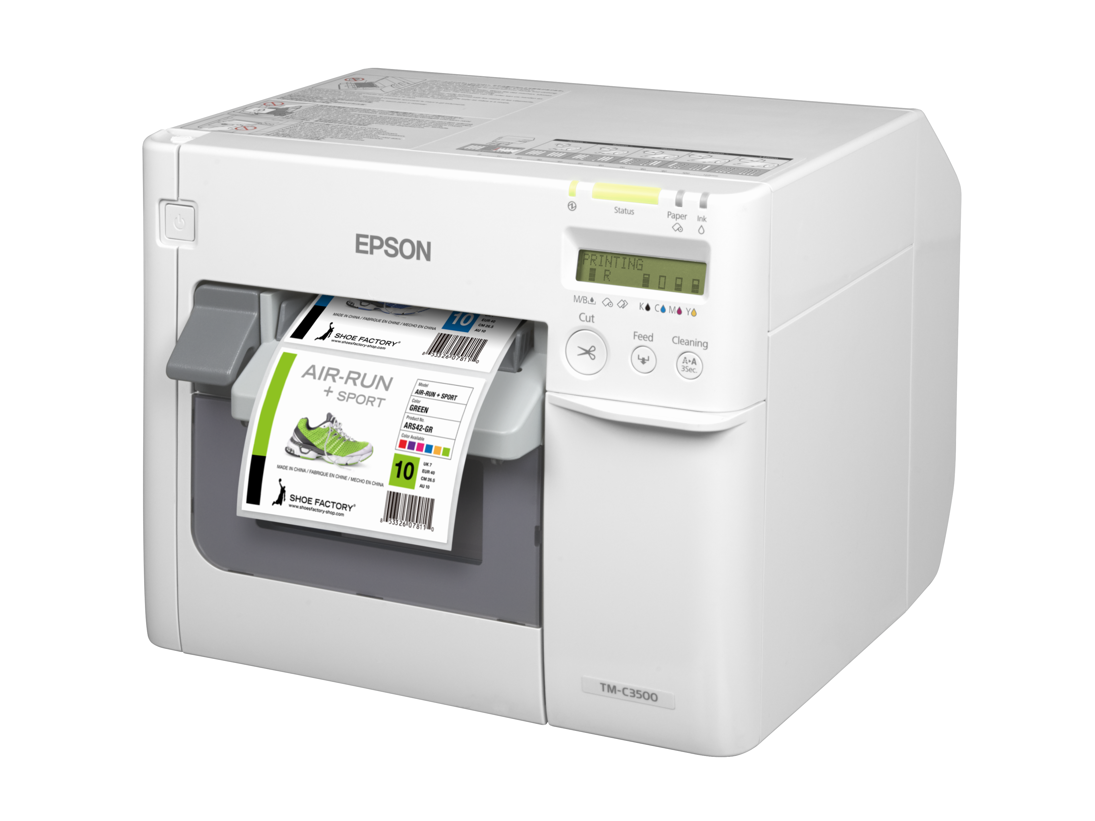 kolorowa drukarka etykiet